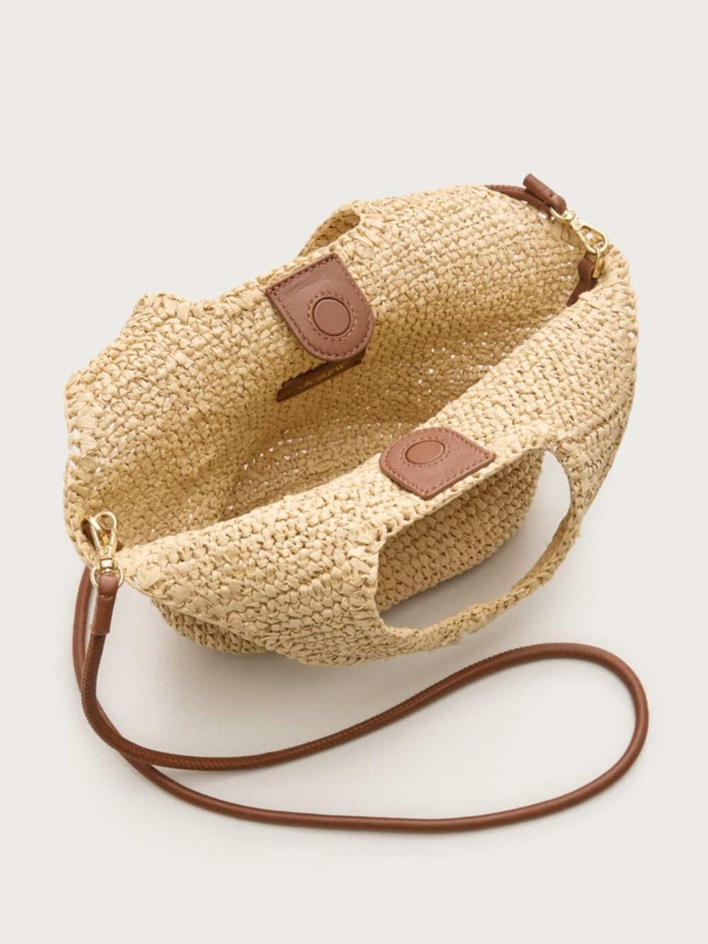 J. Crew Small handknotted straw tote - Natural Straw - Picture 2 of 6